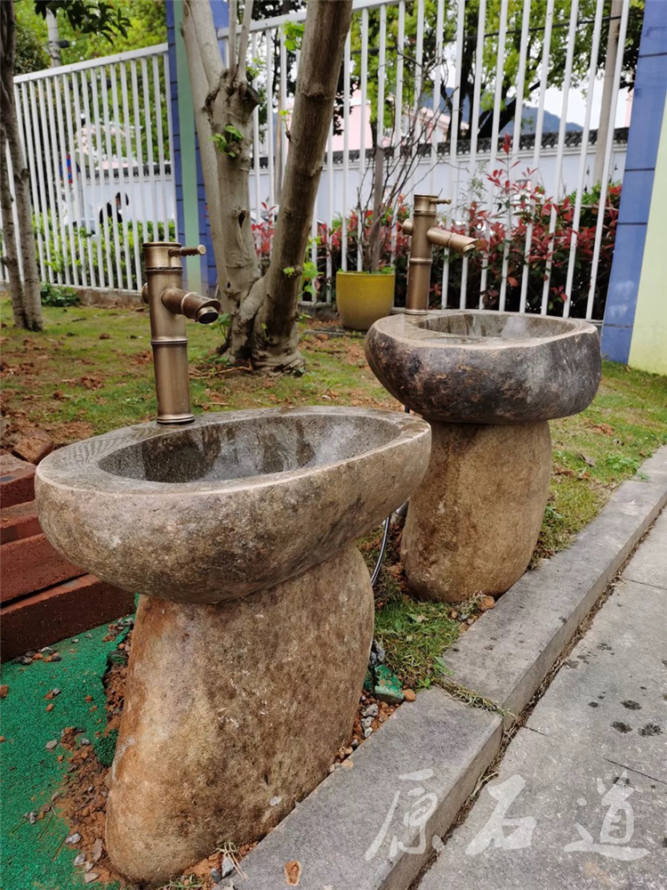 幼儿园洗手盆儿童立柱盆小孩洗脸盆庭院水池中小学学校户外洗手池洗手