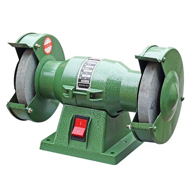 家用小型砂轮机台式磨刀机沙轮机220v电动金属抛光机125寸打磨机重型