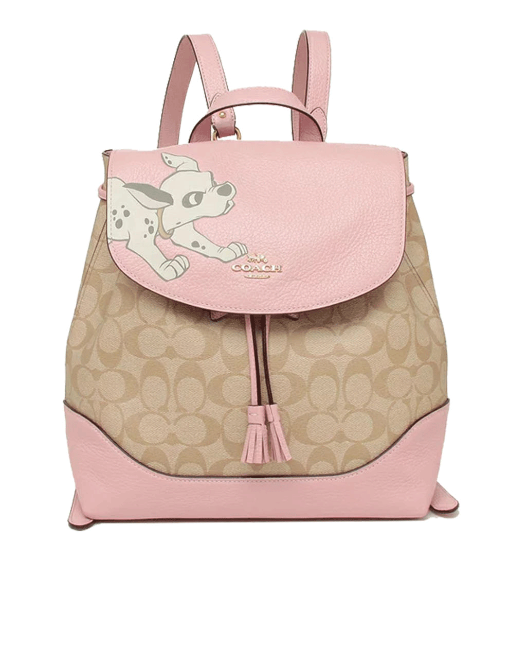 coach/蔻驰 女包轻奢女士新款迪士尼合作款动物印花时尚休闲双肩包