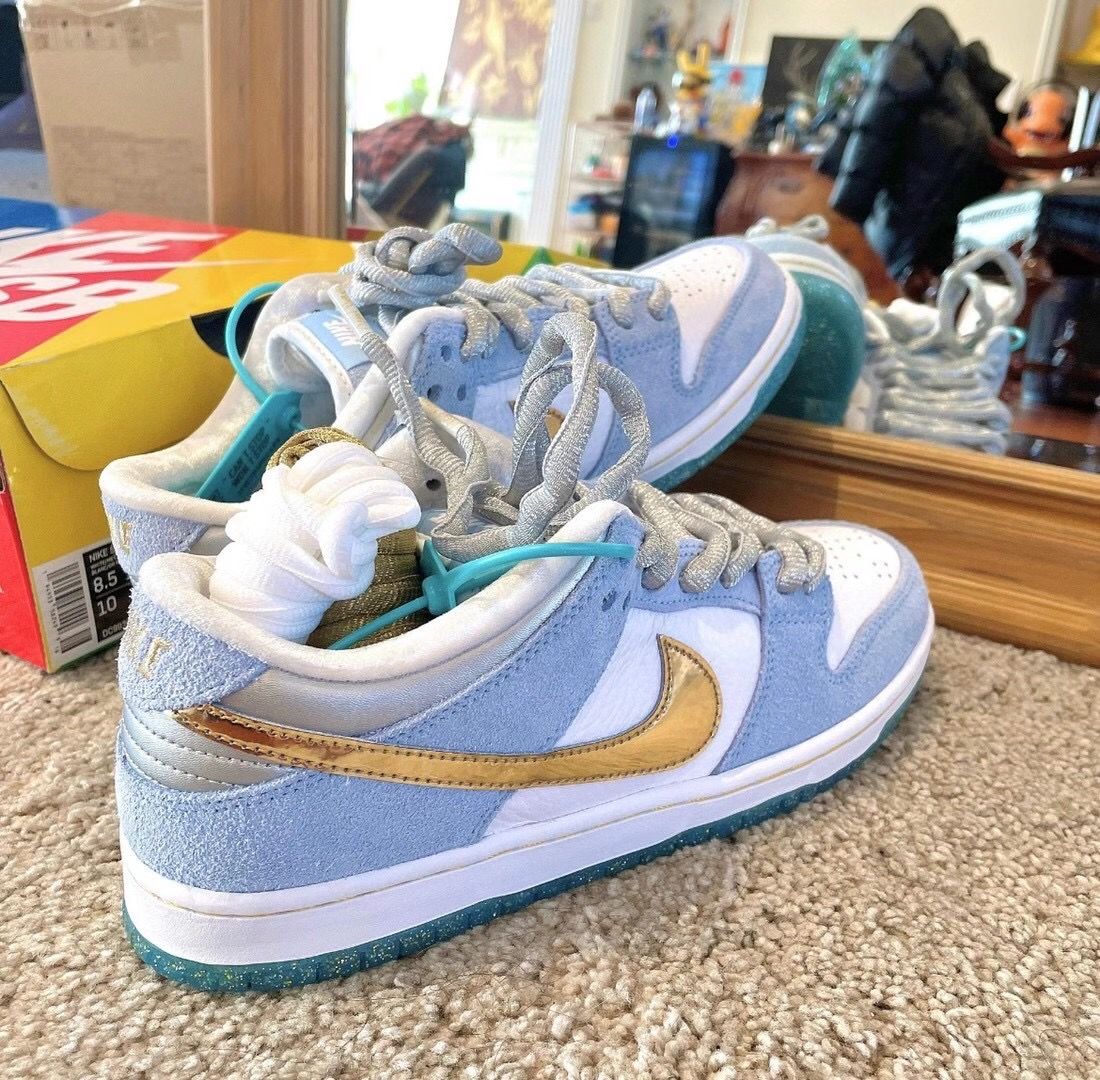 冰雪奇缘联名王一博同款sbdunk蓝人aj男女款男女休闲板鞋 冰雪奇缘 36