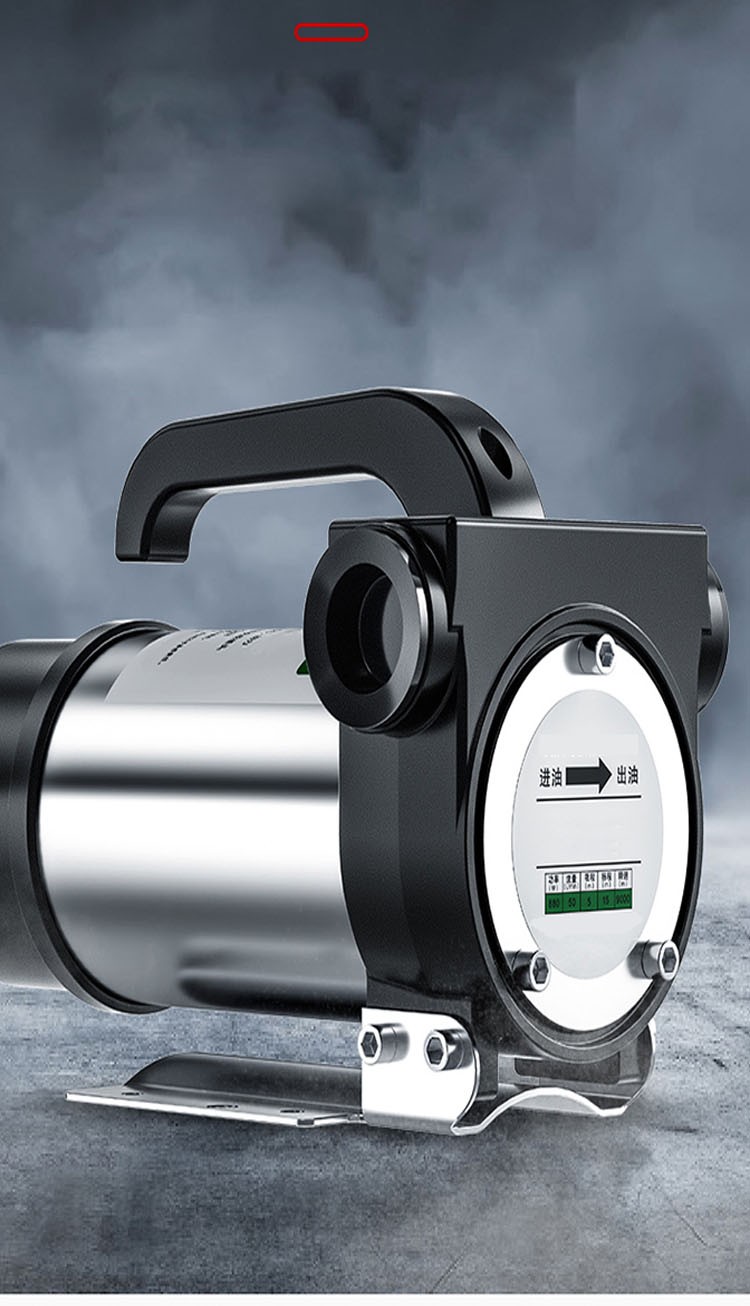 电动抽油泵12v24v220v手提式小型自动吸油泵柴油加油机家用正反转抽油