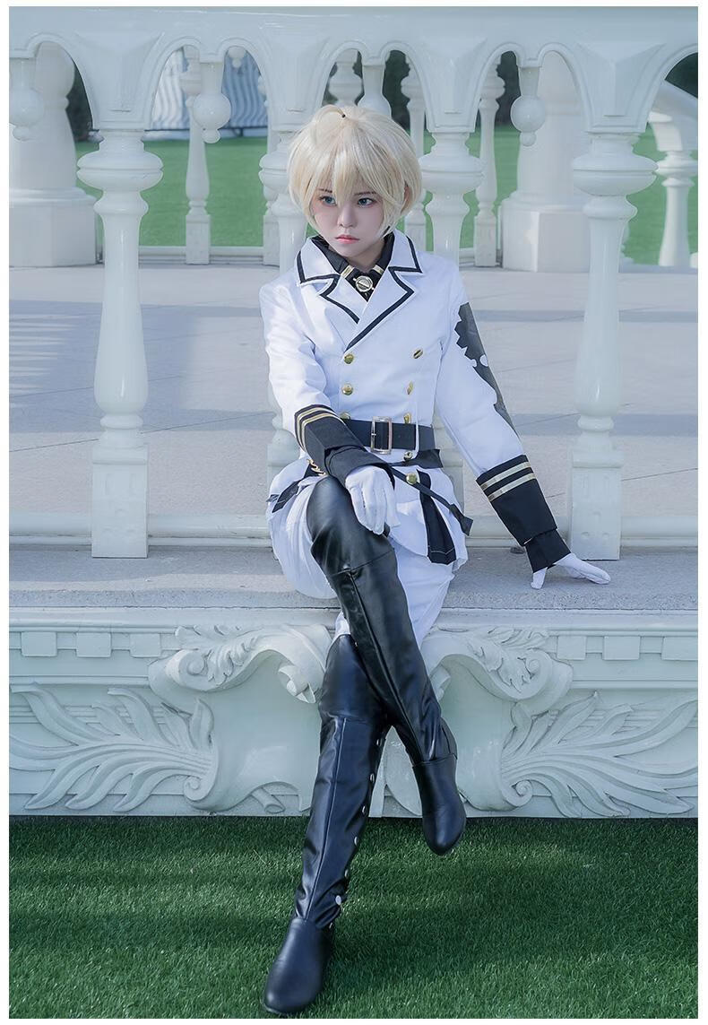 cos服装全套终结的炽天使cosplay男装动漫军制服 米迦尔服装全套 假发