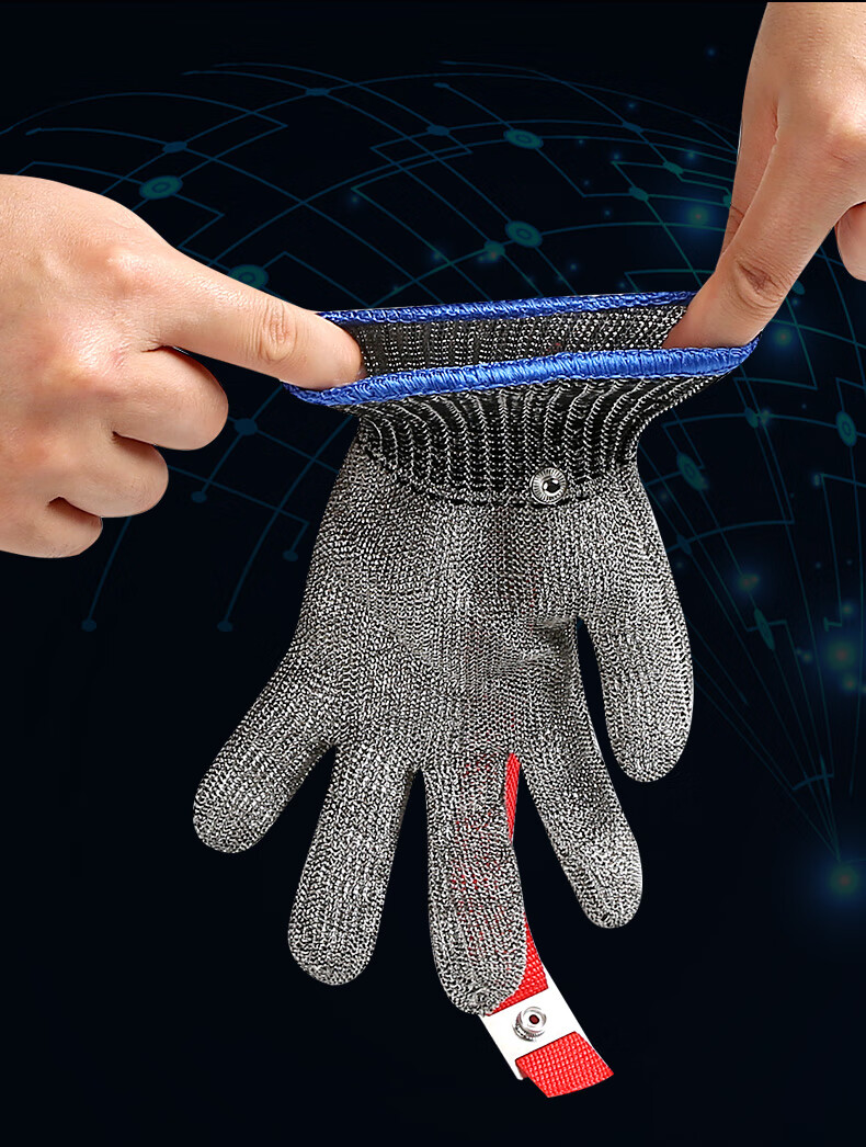 韧逸 防割防刺手套防刺防扎铁钢丝手套赶海杀鱼抓鱼螃蟹刀割劳保防护