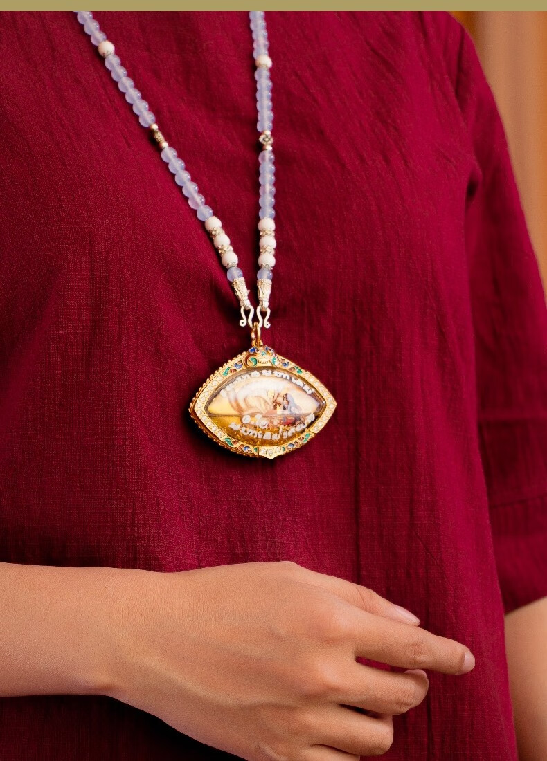 顶妃 泰国佛牌正 牌阿赞欧查艳 兮人吊坠链子项链挂链挂绳正品男女