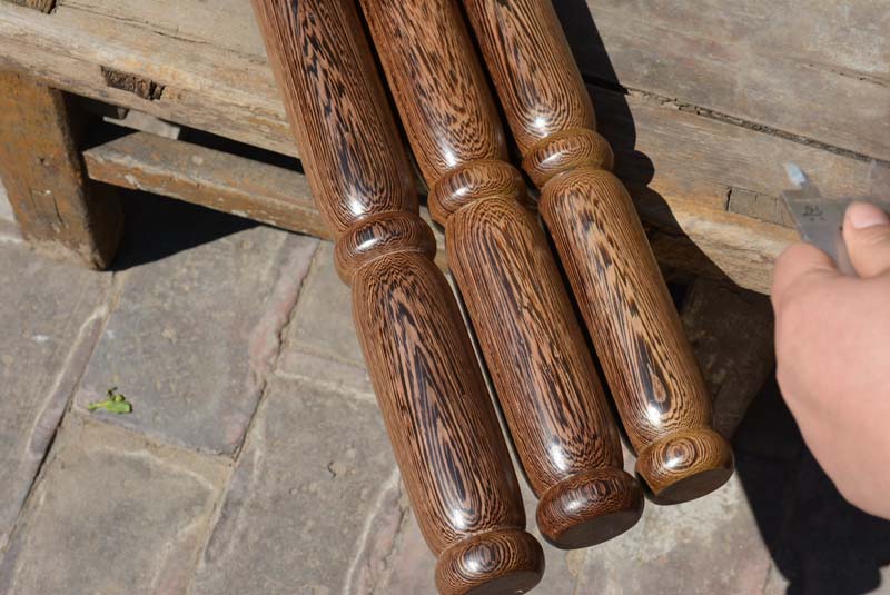 t 鸡翅木摔跤棒木质摔跤棍大棒子太行功棒太缠丝练功养生棍 大棒长度