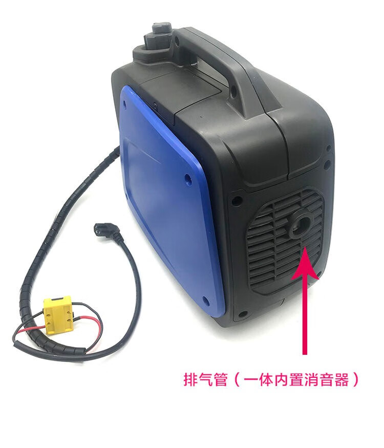 便携式发电机48v60v72v两轮车三轮车免安装电瓶车增程器zq1000电手双