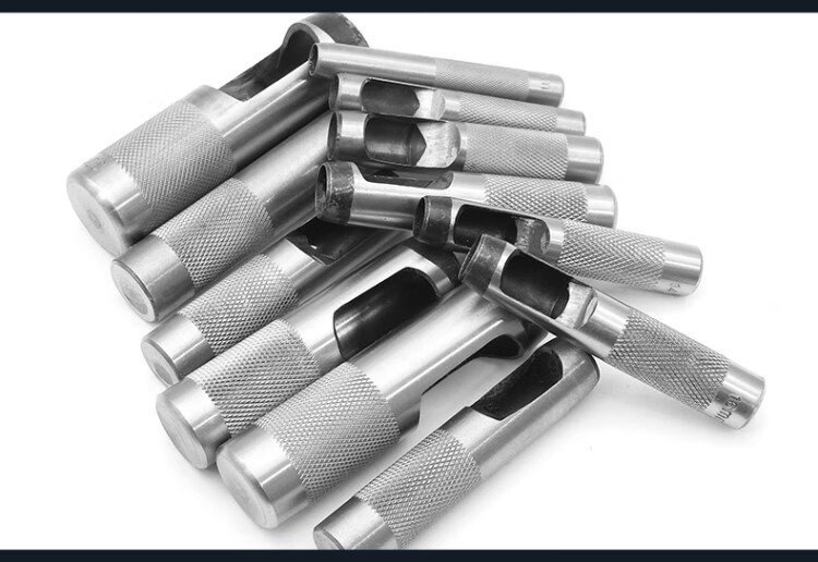 冲子打孔器点钟开孔开孔器黑色打眼纸箱冲孔器皮革椭圆 皮带冲:3mm(5