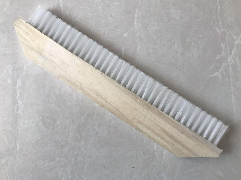 做防水用的刷子丙纶刷大排刷自粘卷材专用毛刷去角清洗灰尘工业刷