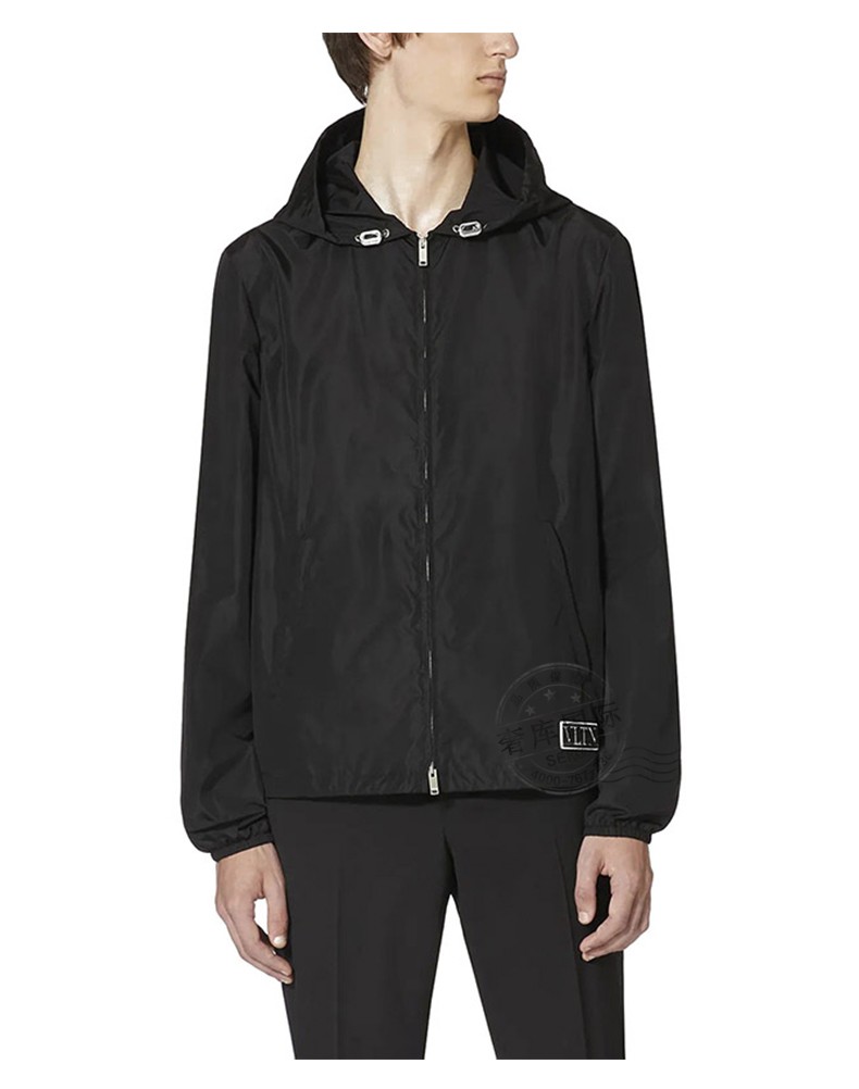 valentino华伦天奴男士秋冬夹克外套uv3ci3556fn0no黑色48