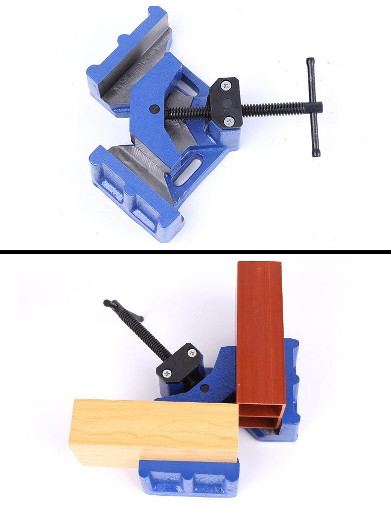 定位器直角夹电焊夹具台钳木工电焊夹具焊接钳90度木工夹 4寸直角夹