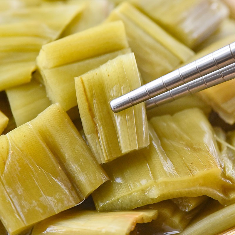 酸芋苗广西特产芋苗酸 原味芋蒙500g*2袋 特产酸芋头苗芋头梗芋荷酸菜