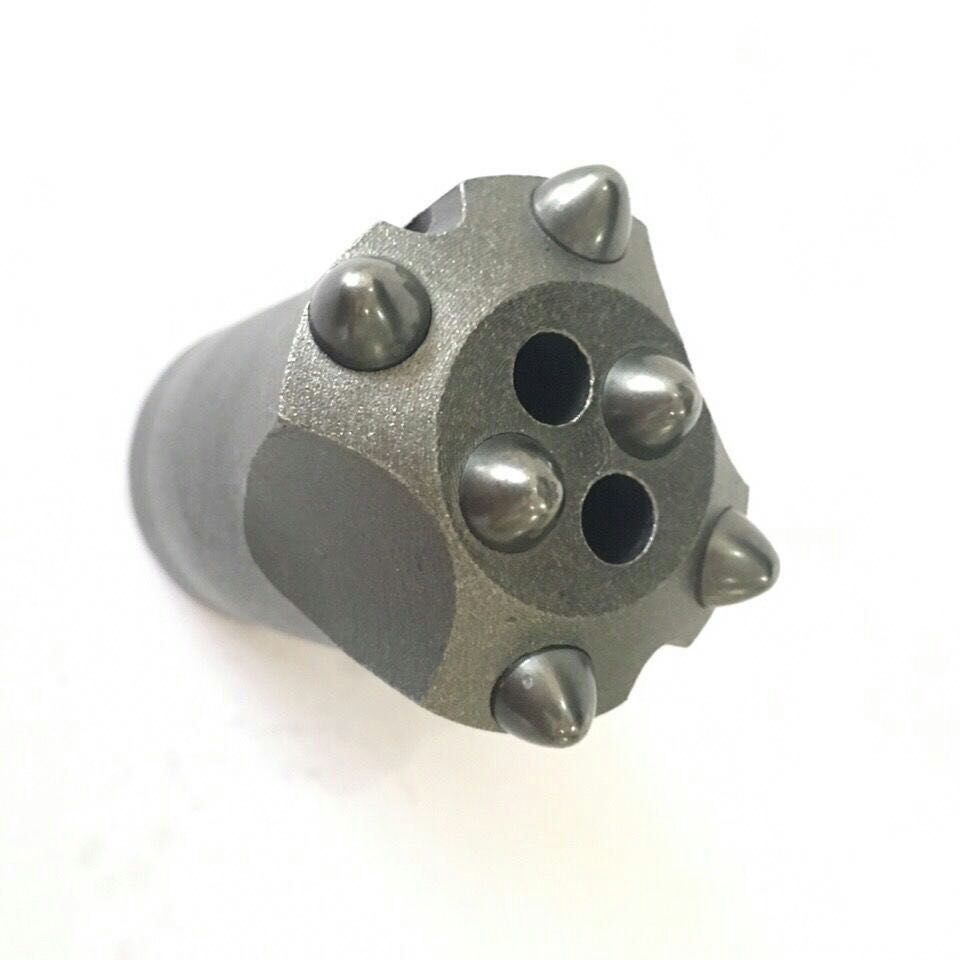 加强型普兰卡球齿钻头梅花钎头隧道开山柱齿型凿岩机矿山合金钎具君闵