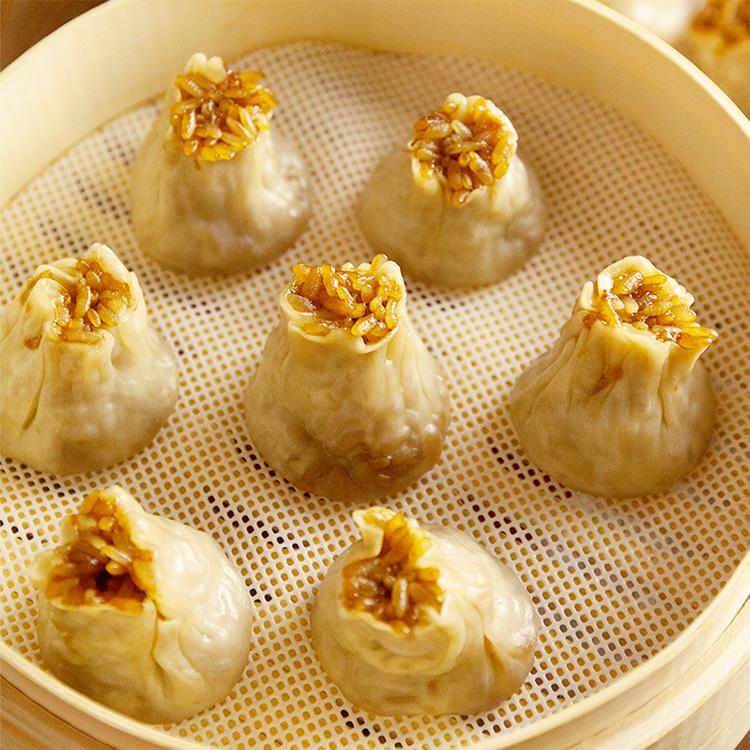 松仁烧卖早餐面食扬州名小吃松子烧麦面点速冻食品面食12只松仁烧卖6