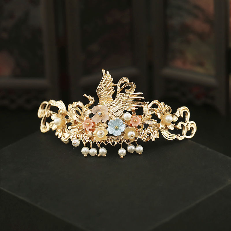 浙饰界汉服头饰簪钗冠古风发饰簪子汉元素束发发簪发冠表演拍照古装