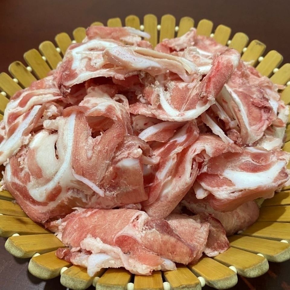 猪脆骨肉新鲜猪软骨肉现杀月牙骨猪脆骨丝脆骨头四斤装猪脆骨