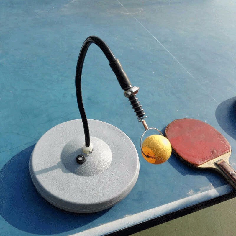 乒乓球发球练习机练球器训练器移动盘加长版 自练单人