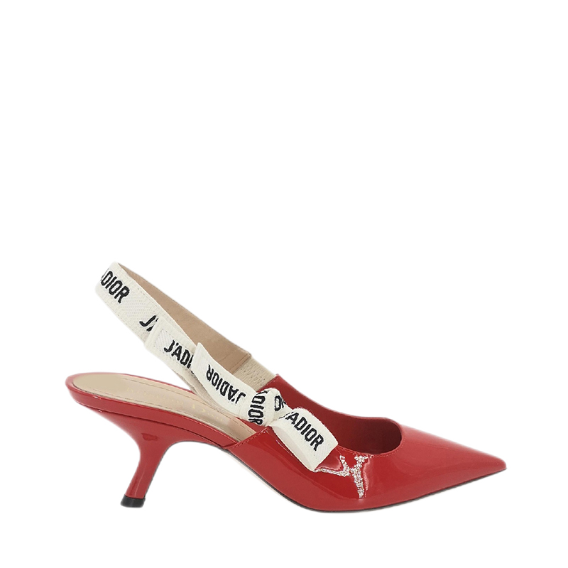 dior迪奥红色漆皮经典气质高跟鞋z2红色意码375