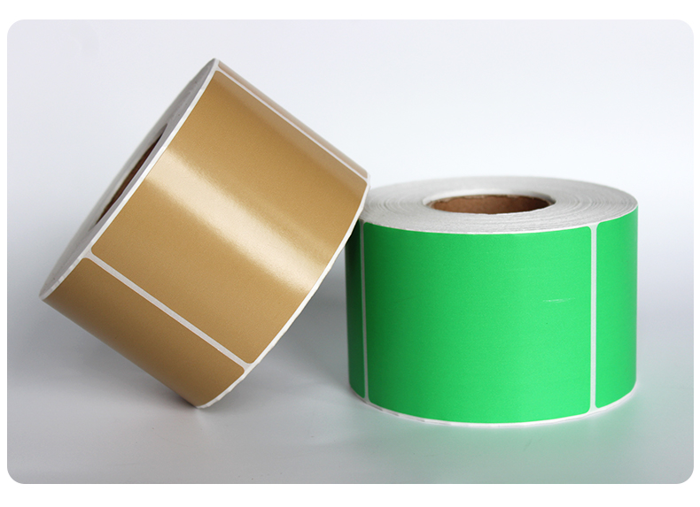 见深 彩色热敏纸打印纸 宽60/80三防条码贴纸 不干胶条码标签纸可定制