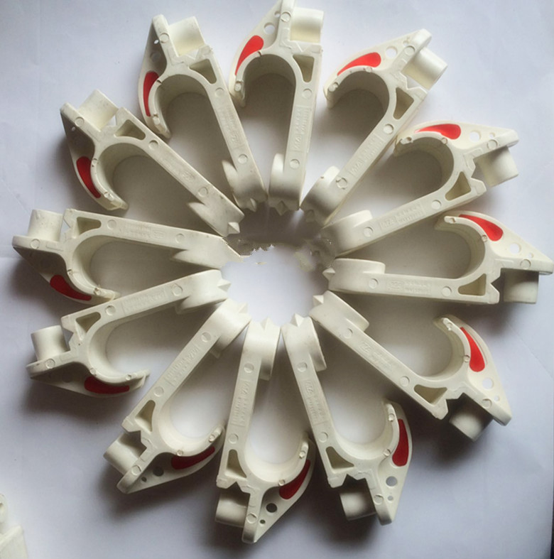 洛荻黛矿用电缆挂钩吊钩阻燃抗静电绝缘塑料gl-pvc68电缆电线挂钩钢