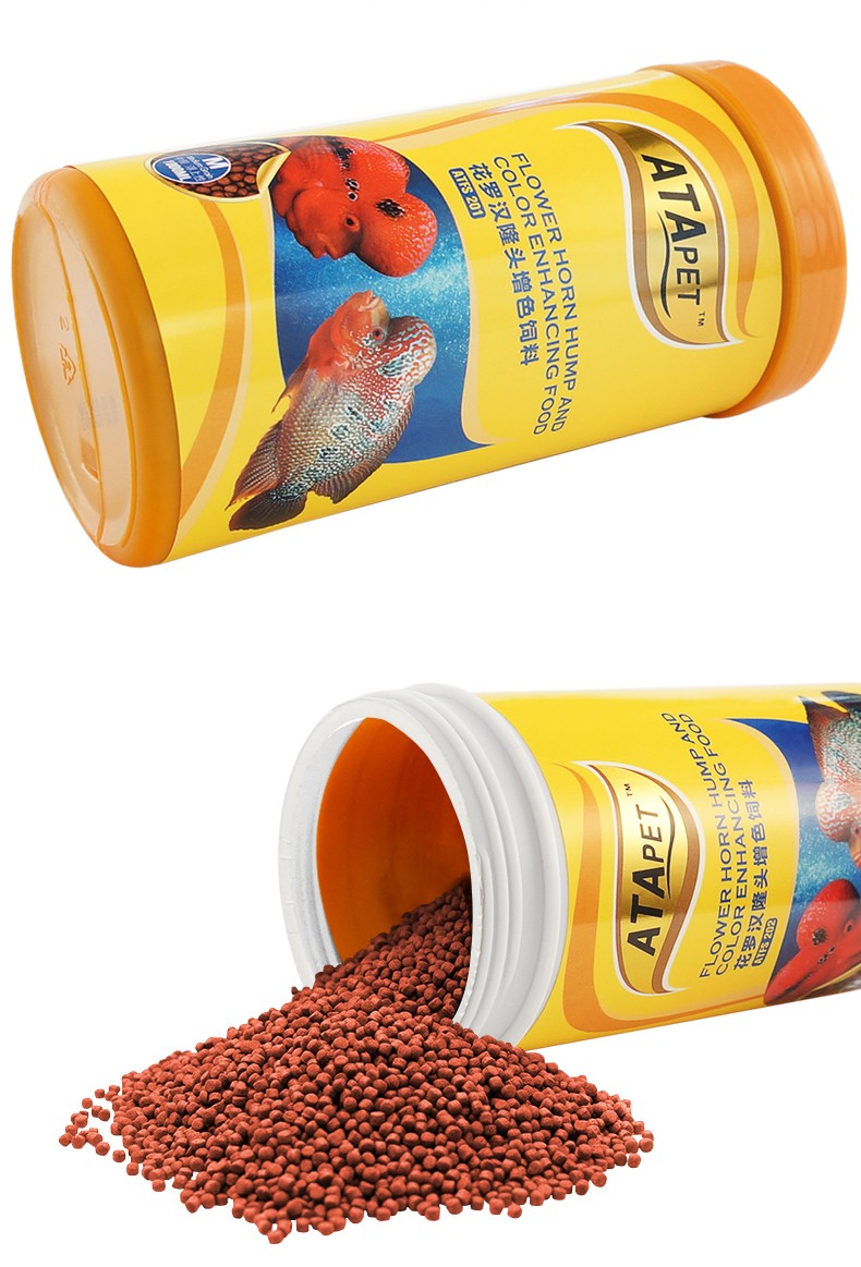 ata罗汉鱼饲料增色起头鱼食鱼粮500ml180克