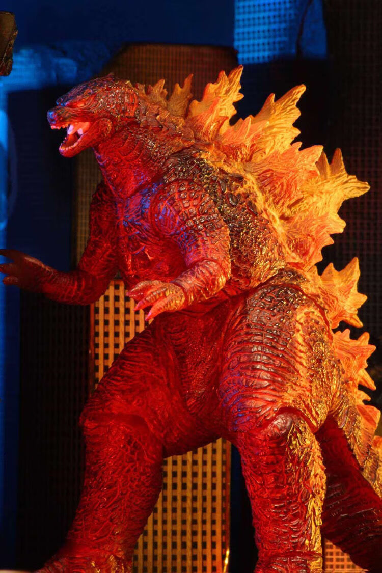 neca2019红莲哥斯拉7寸电影版godzilla怪兽之王关节可动手办模型 核能