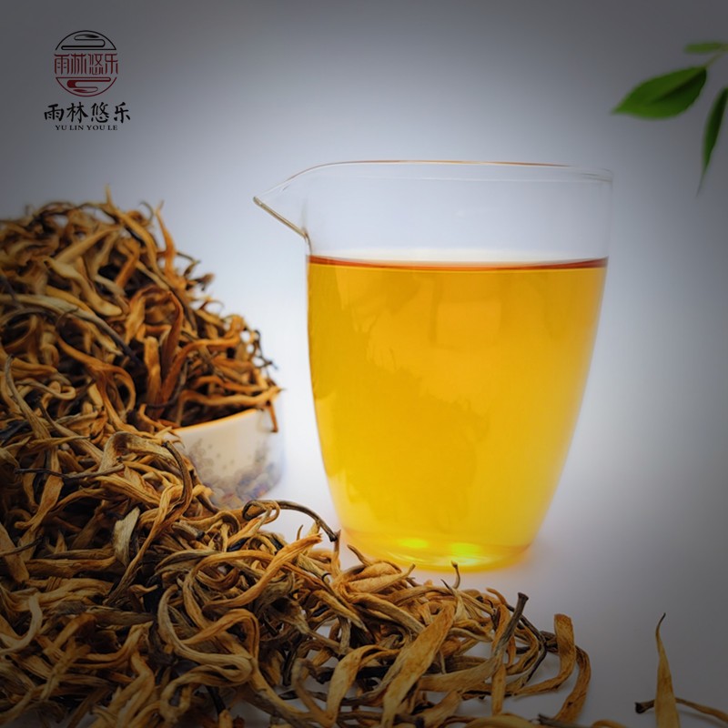 雨林悠乐2021年滇红大叶种茶普洱茶红茶金水毫基诺红500g500