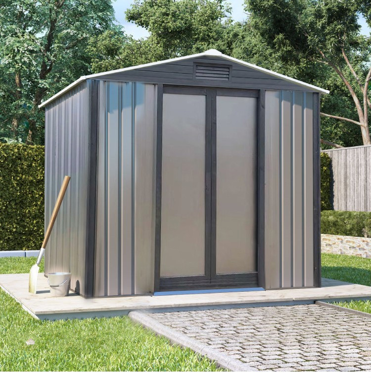 缦柔尼 户外工具房 户外花园储物房工具房防雨防晒简易屋杂物间移动小