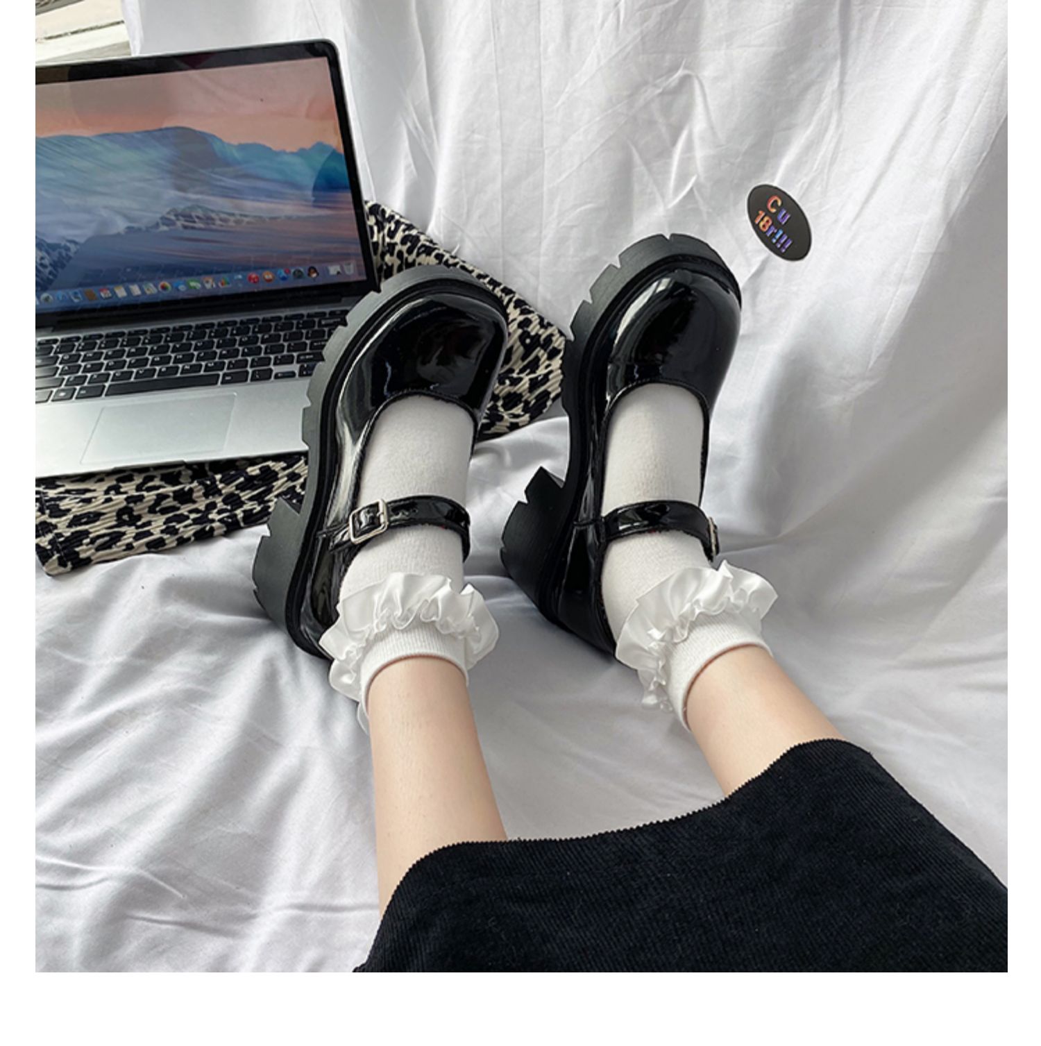 女鞋玛丽珍鞋女软妹复古松糕厚底jk鞋洛丽塔lo制服鞋2021春夏学生单鞋