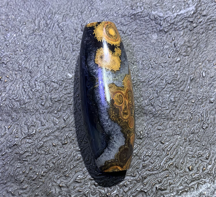 蒙天珠精品蒙天珠九眼石页岩原石吊坠坠子sn357120号尺寸621717cm