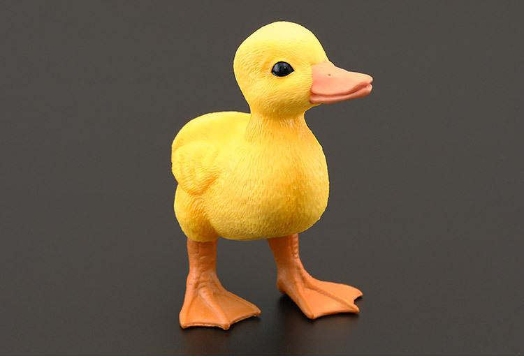 儿童仿真野生动物玩具仿真动物模型 鸭子小黄鸭duck家鸭礼品摆件 小鸡