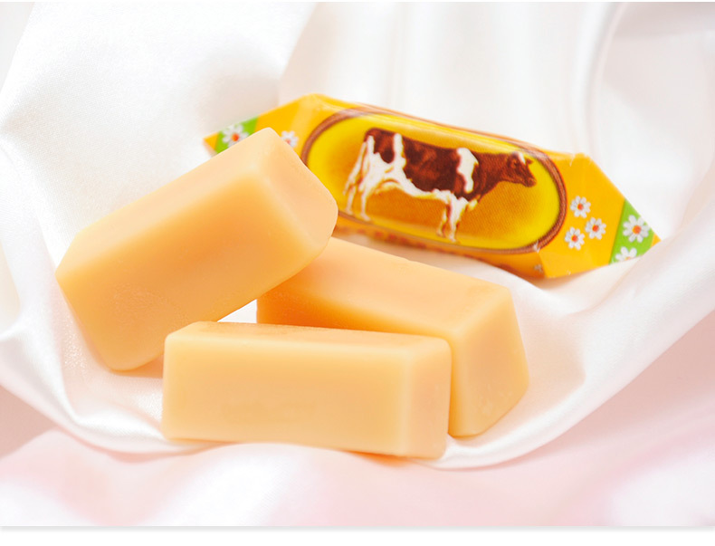 乌克兰进口如胜roshen蜂蜜夹心牛奶糖1000g炼乳黄油糖结婚喜糖散装