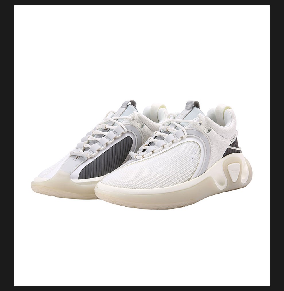 balmain巴尔曼brunner男士小牛皮拼接网眼厚底老爹鞋运动鞋休闲鞋奢侈