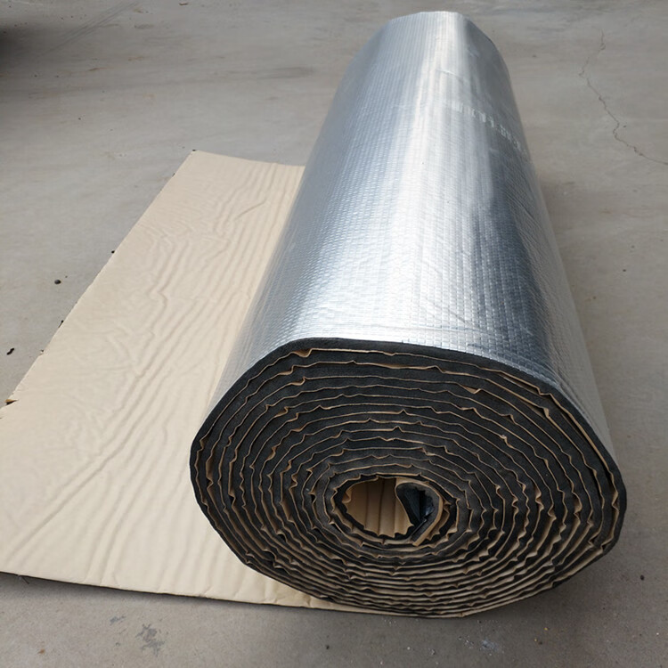 阳光房顶棚材料隔热膜铝箔耐高温保温棉彩钢瓦屋顶自粘防晒火汽车升级