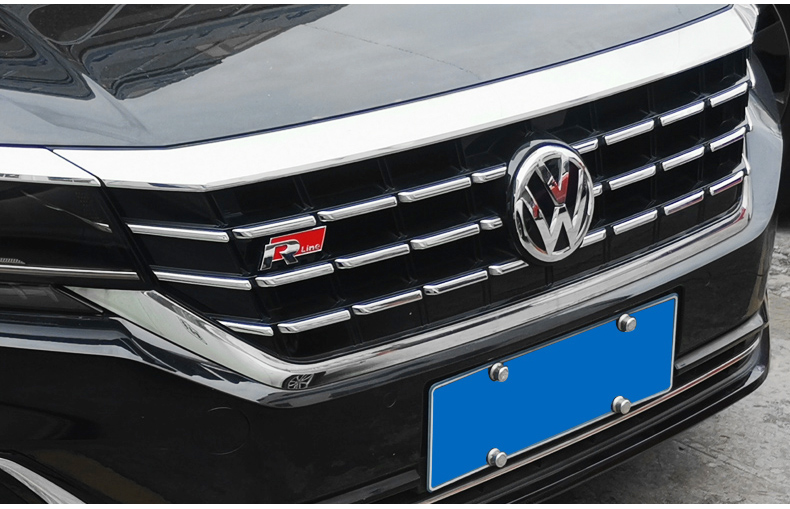 大众2020款迈腾b8前脸中网改装r标20帕萨特装饰配件用品21改装件2021