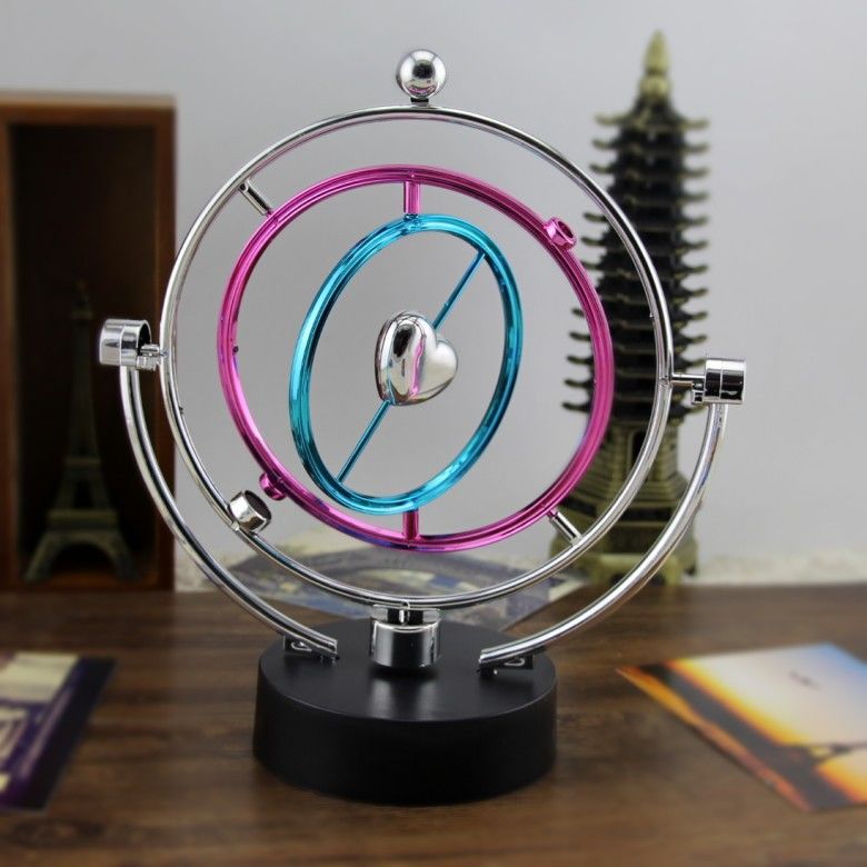 创意混沌摆家居客厅装饰品摆件朋友生日礼物牛顿摆礼品 四方魔方混沌