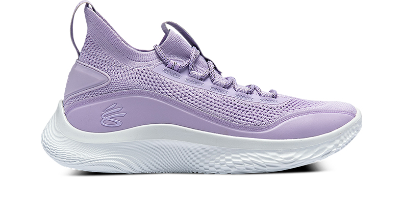 安德玛官方ua库里curry flow 8男子运动篮球鞋3024425 紫色500 40