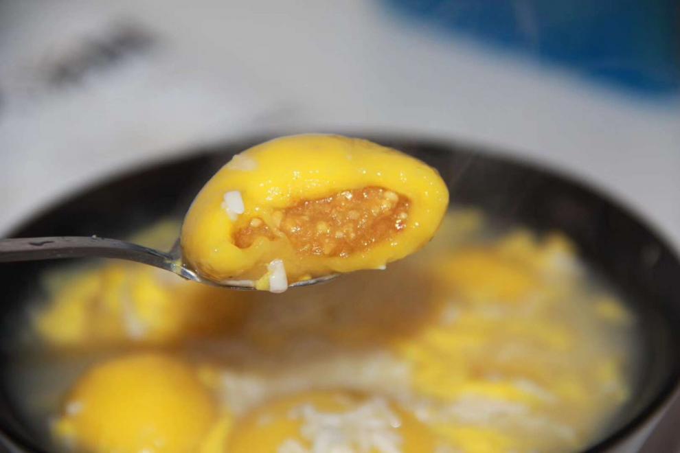 大黄米汤圆手工黑芝麻花生馅速冻煮炸元宵400gx4袋榴莲味x4包