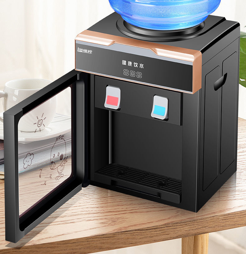 新款饮水机制冷制热家用小型迷你型台式烧水器全自动宿舍学生酷迪熊