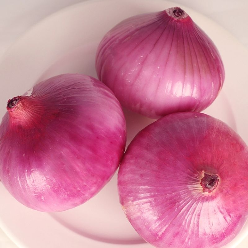 (精品)扁葱红皮扁洋葱农家自种红皮扁圆洋葱生吃不辣脆甜水果洋葱 扁