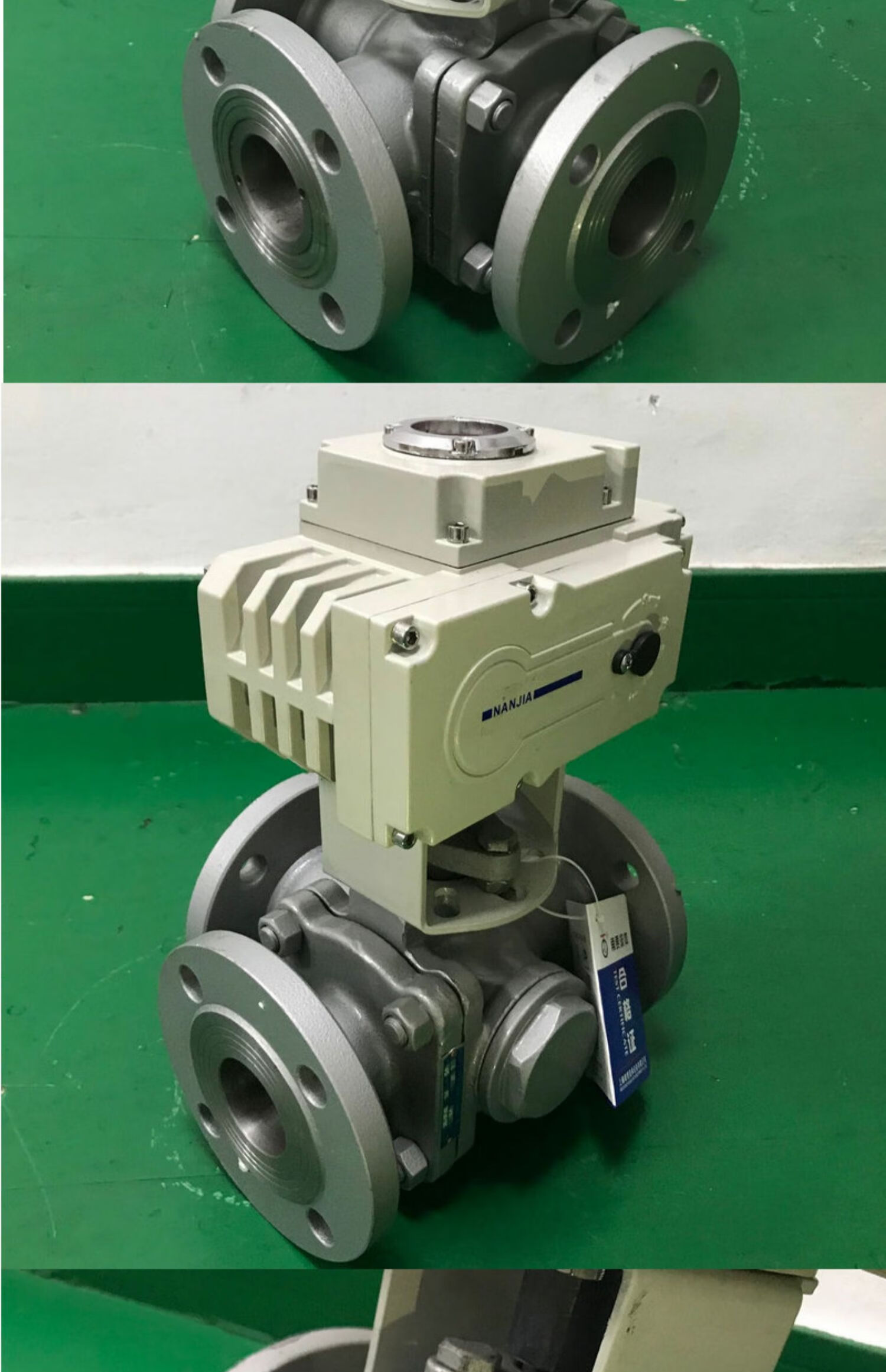 电动三通球阀 切换阀法兰dn150碳钢t蒸汽l型换向阀调节阀门q944f dn