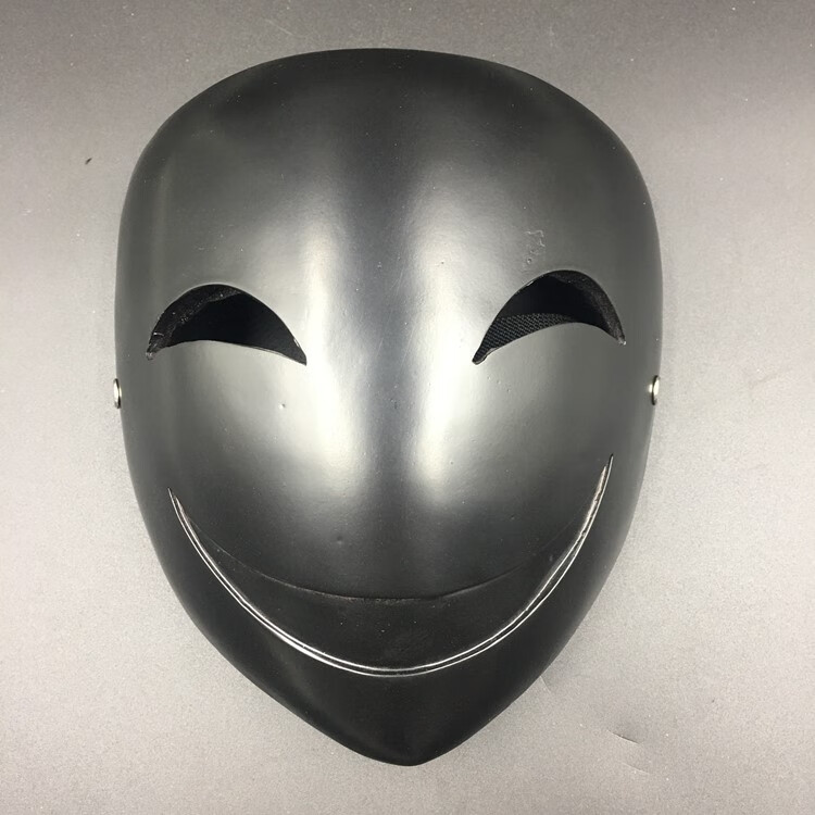 蛭子微笑面具万圣节派对道具化妆舞会搞怪恐怖漆黑的影胤小丑 白蛭子