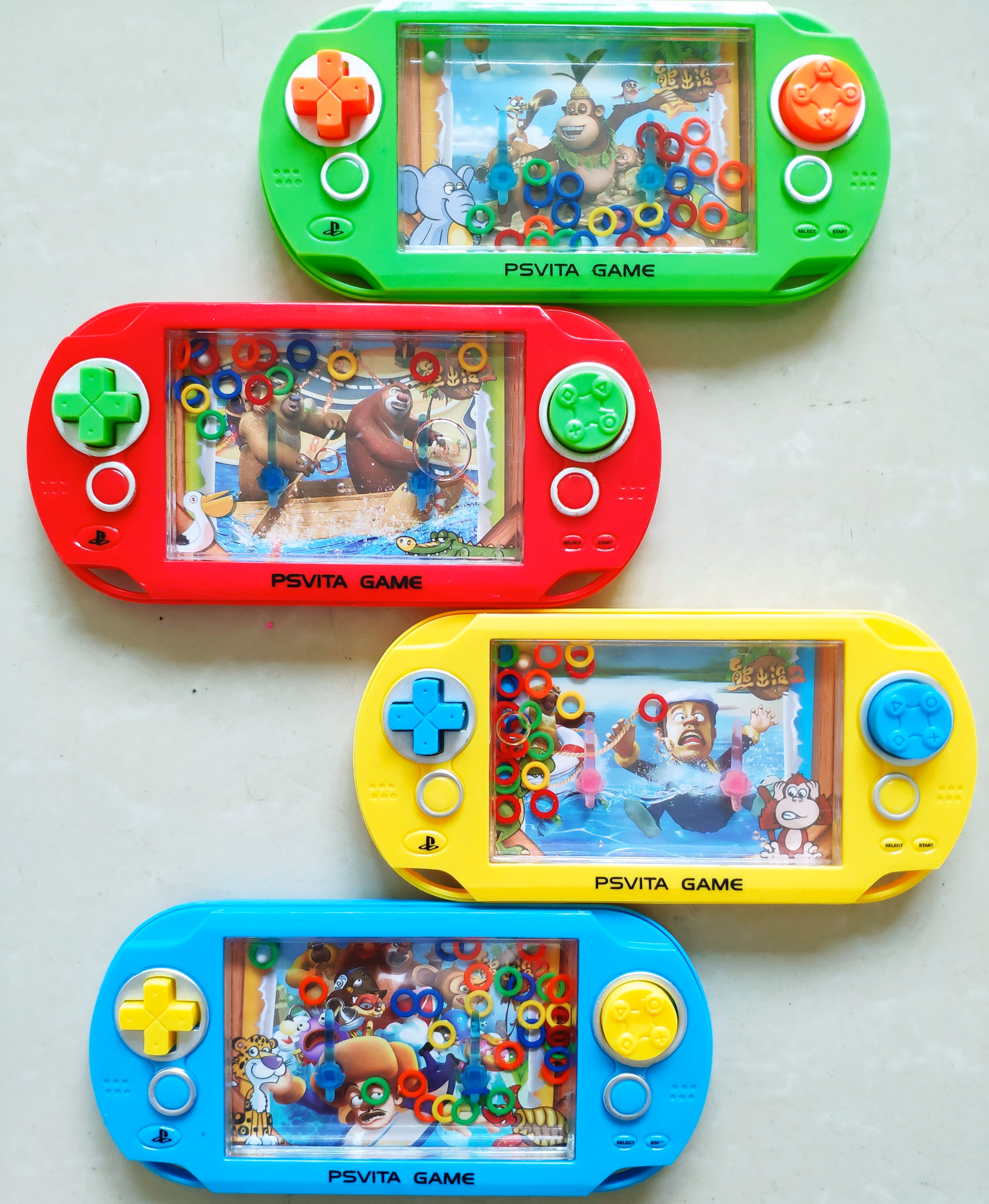 费雪(fisher-price) 玩具水中套圈游戏机水机套圈圈俄罗斯地鼠按压