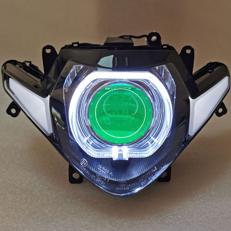 适用于铃木gsx250r改装大灯总成 gsx250双光透镜天使眼 恶魔眼配件