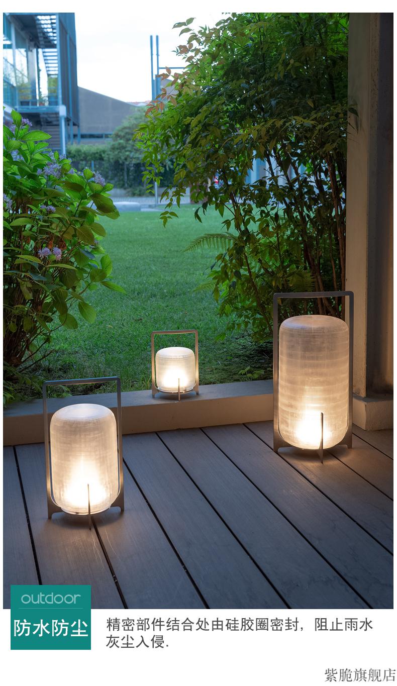 户外露台民宿庭院灯别墅园林灯日式禅意花园落地灯c3094k款25cm接电款
