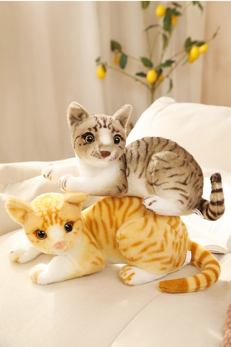 机智芽猫咪玩偶小猫毛绒玩具小公仔仿真可爱迷你小号娃娃玩偶睡觉抱枕