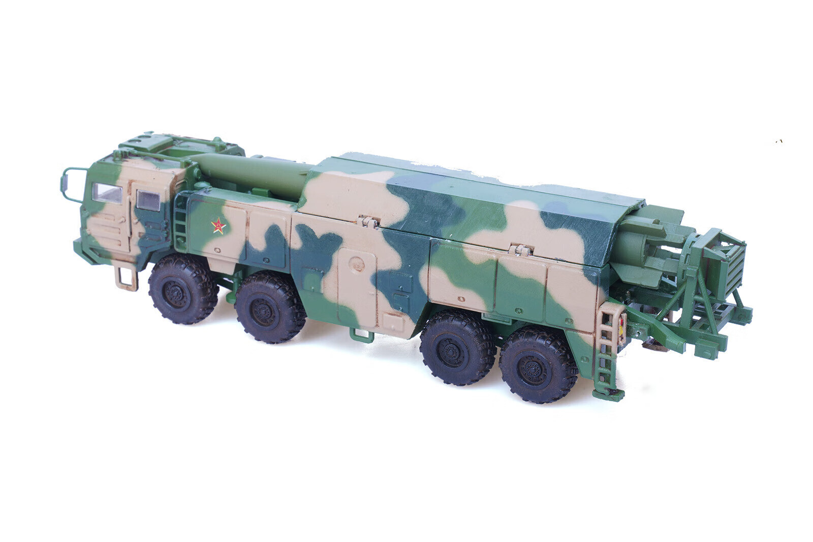 1:72 中国火箭军df-15弹道导弹发射车仿真成品军事战车模型摆件 df-15