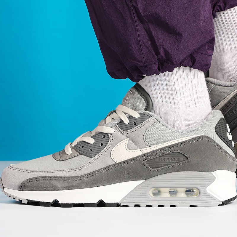 nike耐克新款airmax90男女鞋气垫情侣缓震彩蛋拼接运动休闲轻便跑步鞋