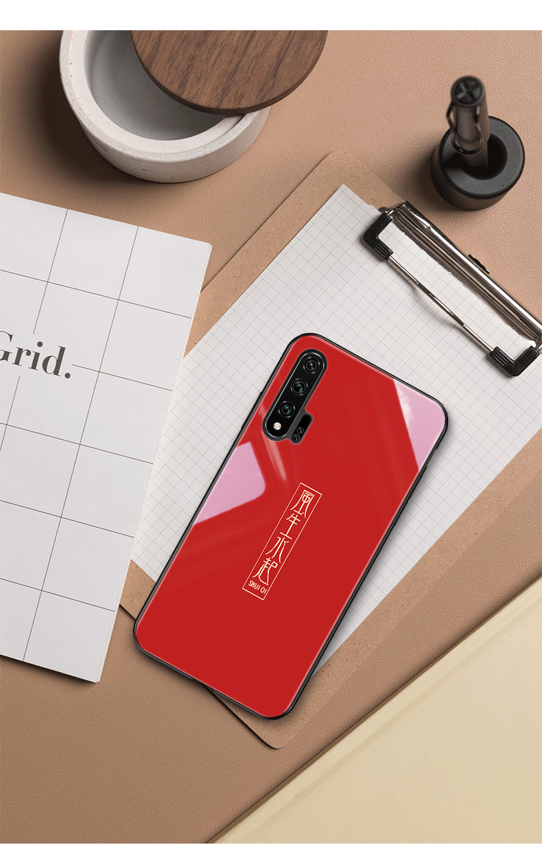 正尼2020年华为nova6手机壳新年诸事顺利nova6se红色5g中国风nova5