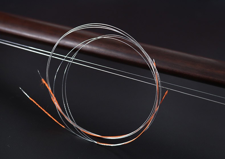 专业二胡弦内外弦德国演奏纯银质二胡琴弦线乐器通用配件二胡银弦3根