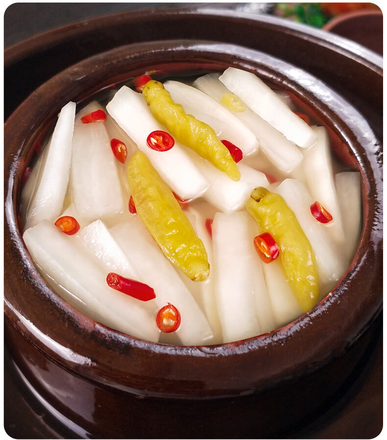年货酸萝卜四川泡菜酸辣农家自制湖南特产腌泡萝卜正宗下饭泡椒萝卜条